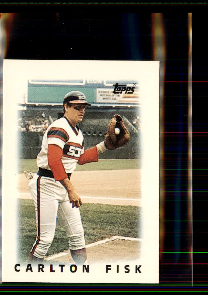 Carlton Fisk 1986 Topps Major League Leaders #11 - Chicago White Sox - (pk2-48)