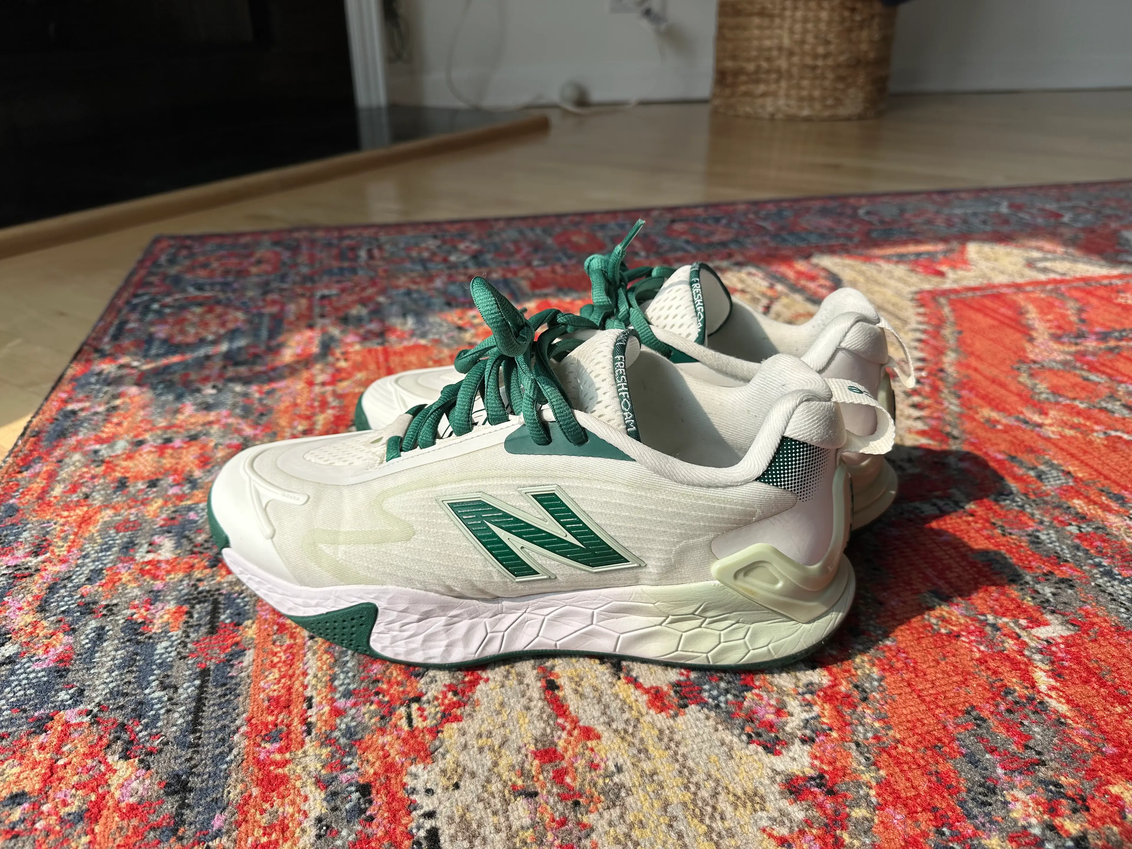 New Balance CT Rally Shoes, Australian Open Pack – Size 12 Wide (2E) – Like New Condition