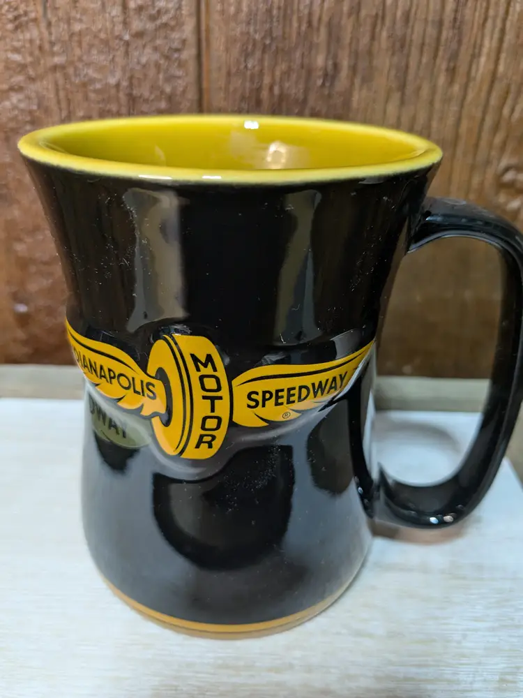 Collectible Coffee Mug Indianapolis Motor Speedway logo Racing Capital
