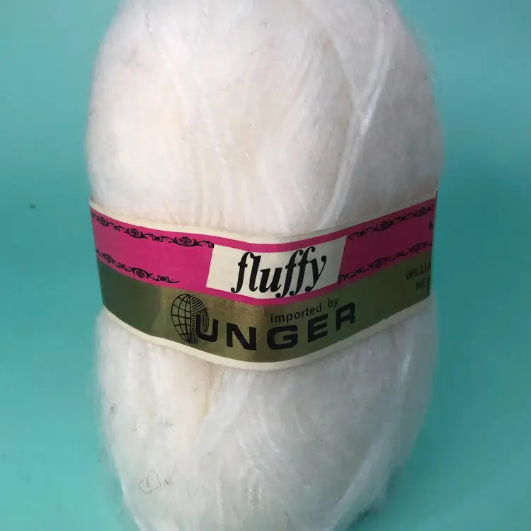 Vintage Fluffy Unger Acrylic Yarn Made in France
