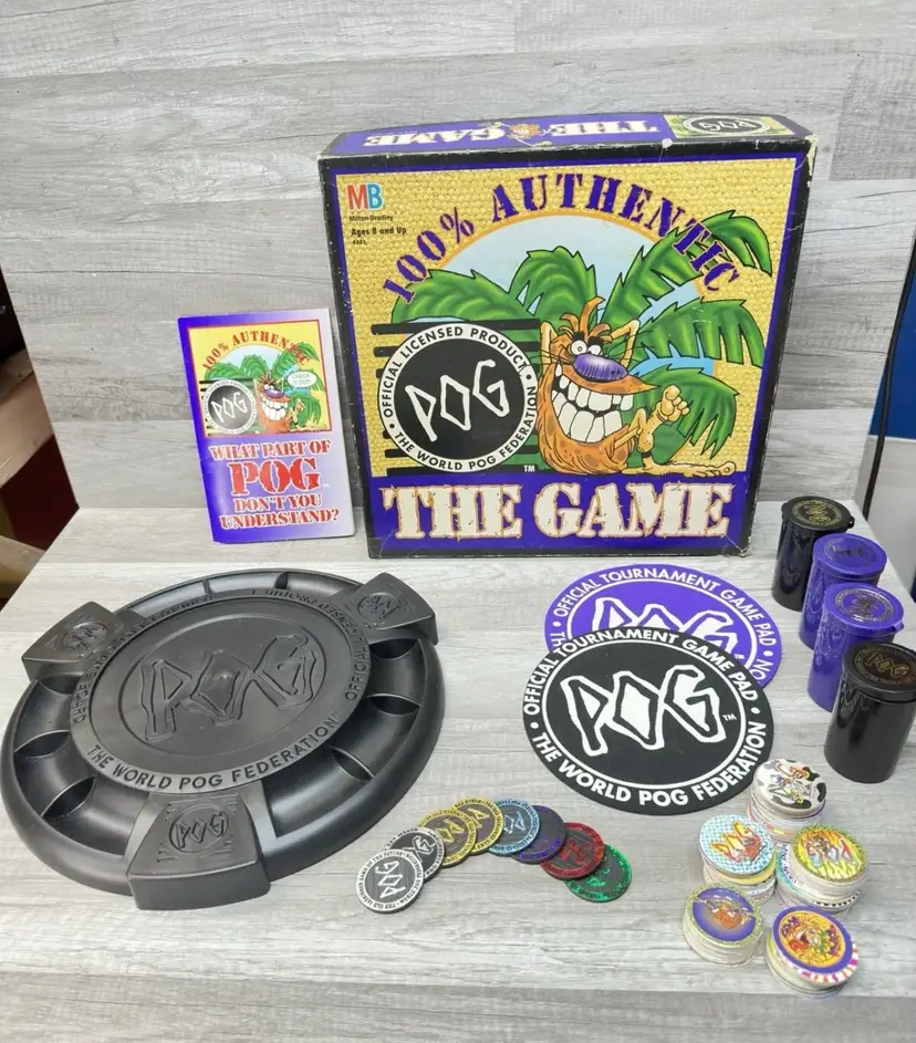 Vintage 90’s POGS Slammers Milk Cap Game Lot