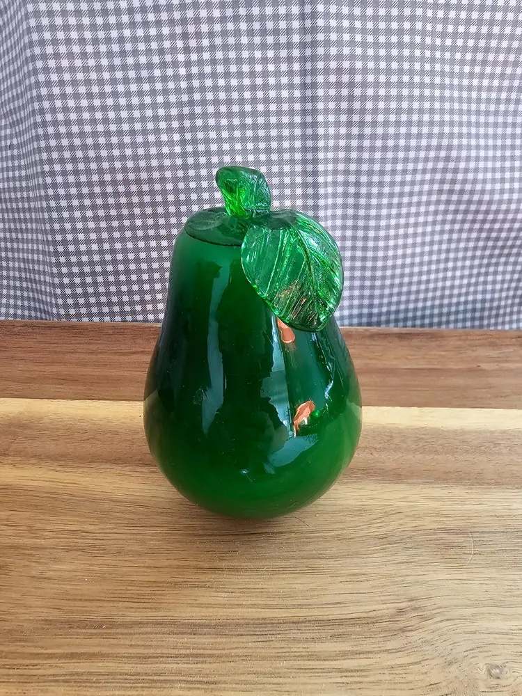 Green Glass Pear
