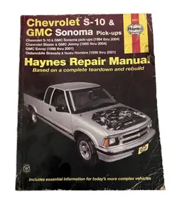 Vtg Haynes Repair Manual Chevrolet S-10 & GMC Sonoma Pick Ups Blazer Jimmy 1994-2004 24071 GC
