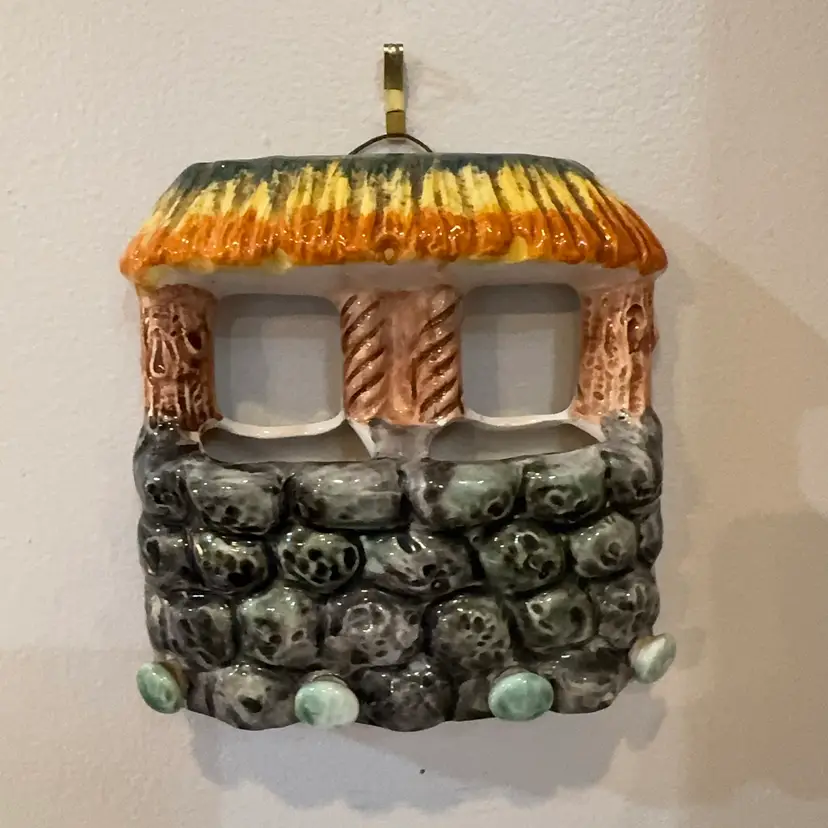 Vintage Well Wall Pocket