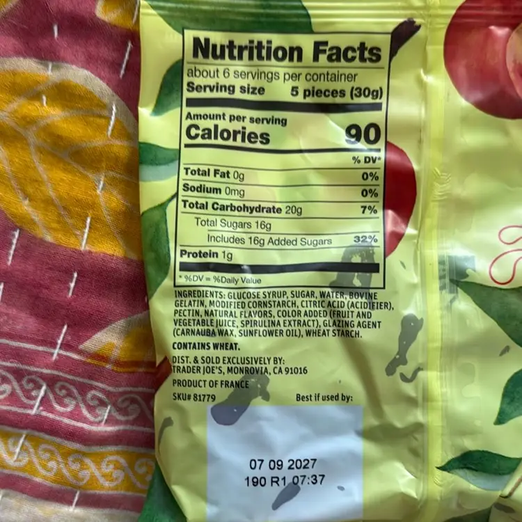 Trader Joe’s Juicy Apple Gummy Candy