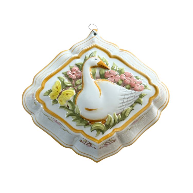 Franklin Mint Le Cordon Bleu Goose Ceramic Jello Wall Mold