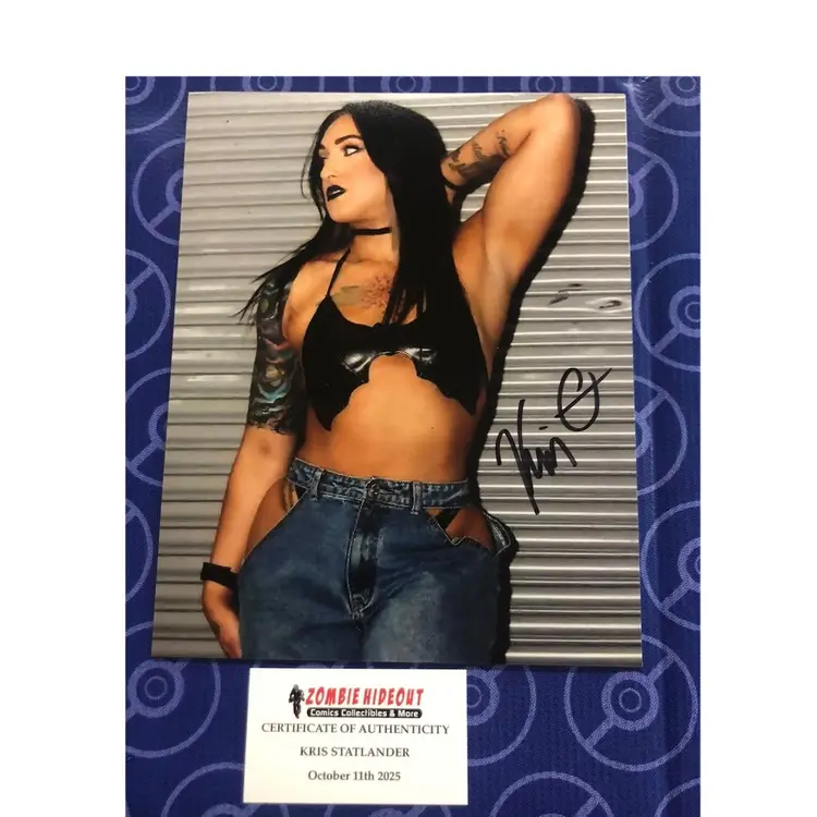 Kris Statlander AEW Women’s Champion Signed 8x10 Store COA