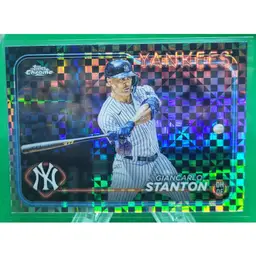 Giancarlo Stanton 2024 Topps Chrome Xfractor Yankees