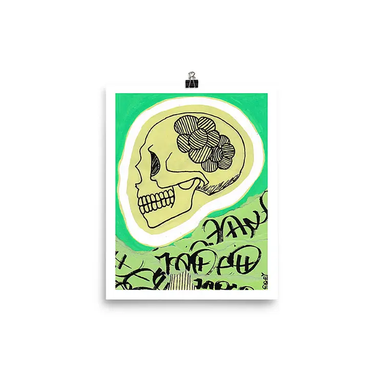 Jaded ꕤ Art Print | 8x10in