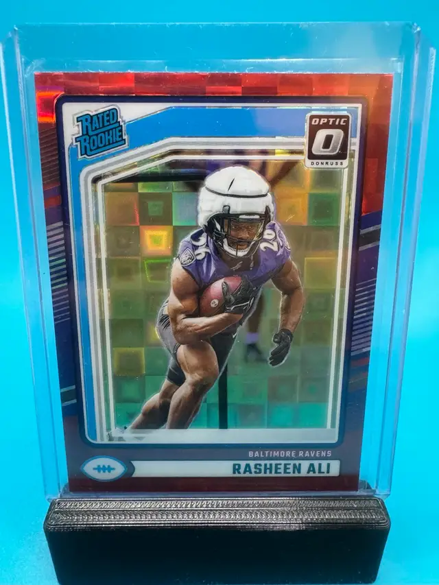 Rasheen Ali Optic Rated Rookie Red Pandora Baltimore Ravens