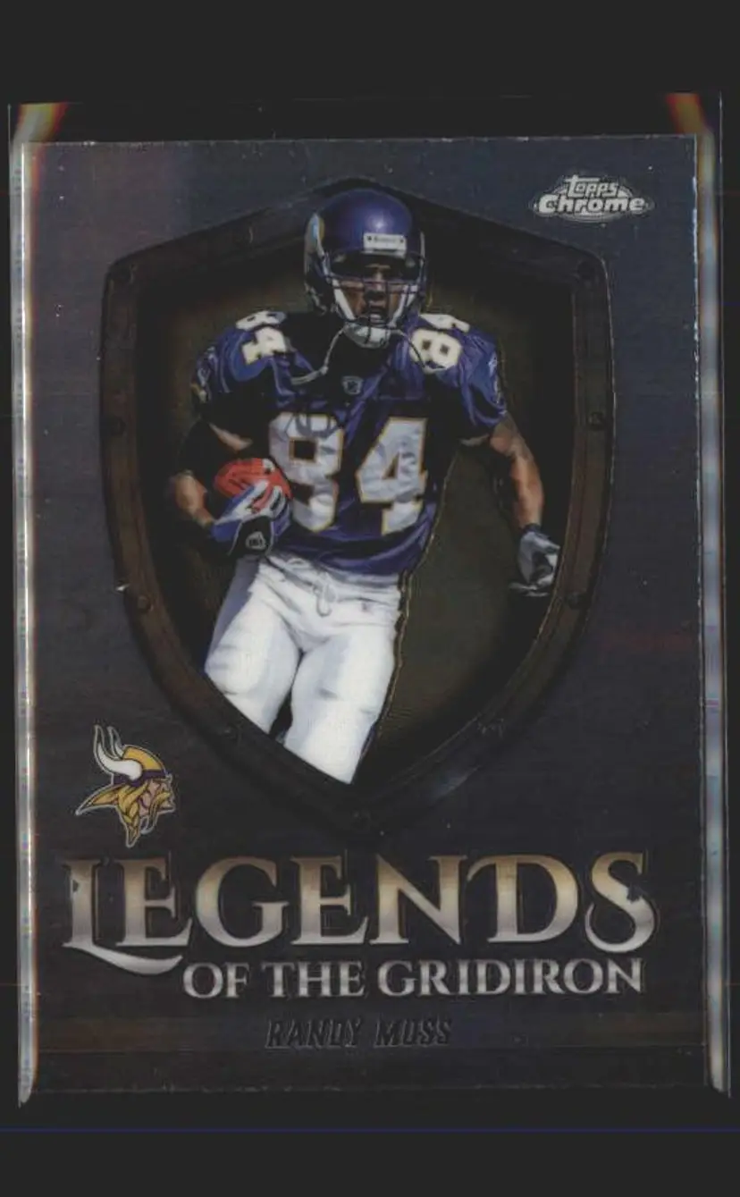 Randy Moss 2025 Topps Chrome #LOG-25 Legends of the Gridiron - (140) - Minnesota Vikings