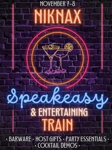 Speakeasy Train! Spend Happy Hour With Vintage & Vino! Cheers 🥂