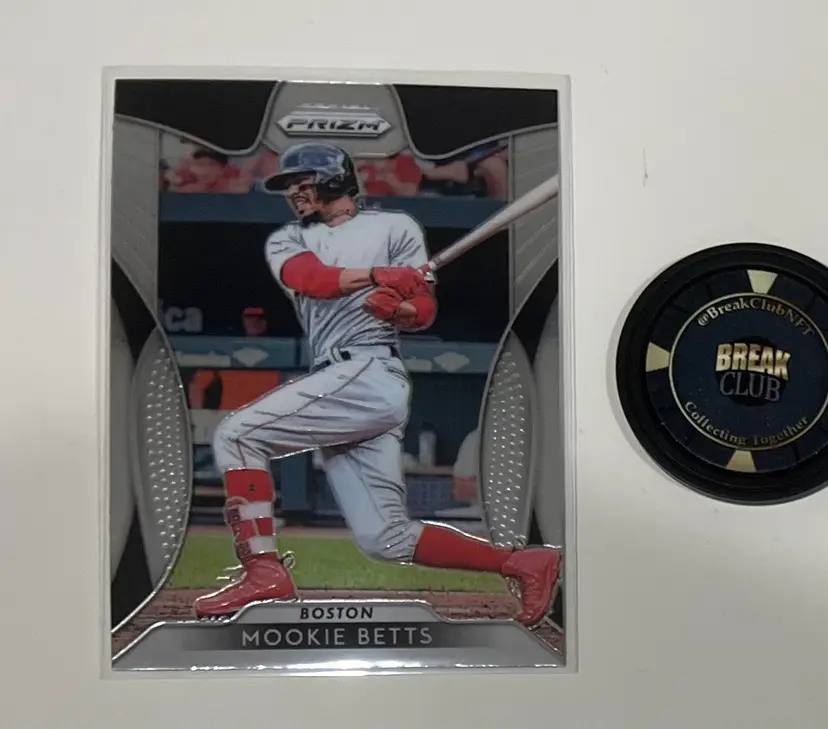 Mookie Betts 2019 Prizm Boston Red Sox