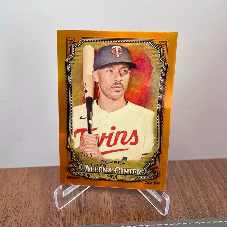 Carlos Correa (Minnesota Twins) 2024 Allen & Ginter Orange /25