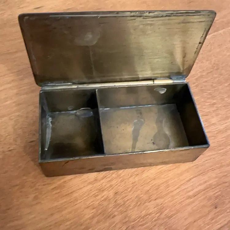 Brass “Stamps” Box