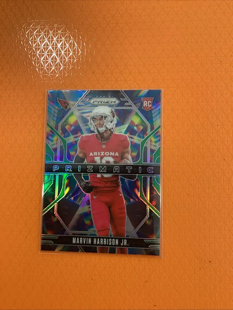 2024 Panini Prizm Marvin Harrison Jr. Prizmatic Prizms Green #12