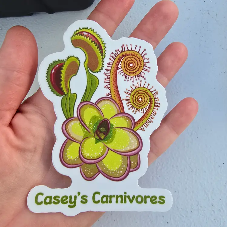 ADD-ON Casey's Carnivores Logo 4 inch vinyl sticker