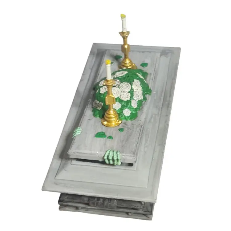 2023 Hallmark Haunted Mansion Coffin in the Conservatory Ornament SIGNED QXD6757