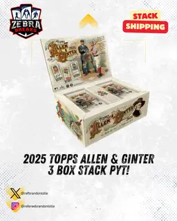Colorado Rockies - ZB 25641: 2025 Topps Allen & Ginter 3 Box Stack PYT 1 (Rips 12/5)