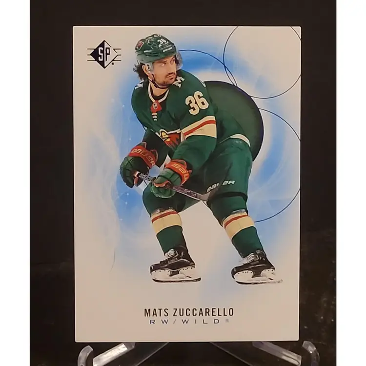 2020-21 Upper Deck SP Hockey Base Blue #67 Mats Zuccarello - Minnesota Wild