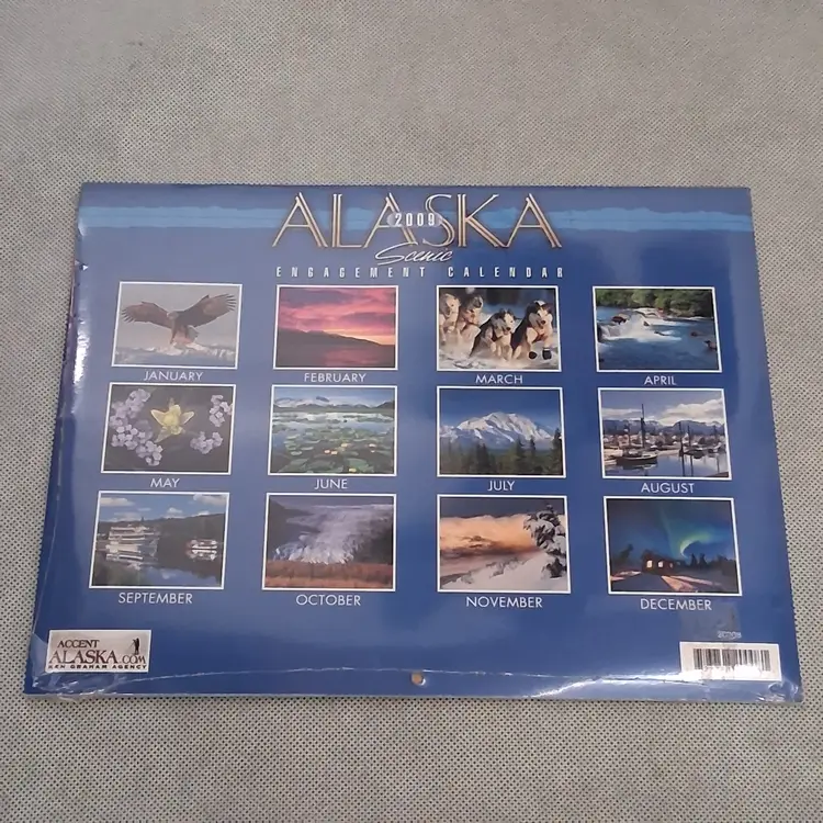 2009 Alaska Wall Calendar New Sealed Package Works 2026 2037 2043