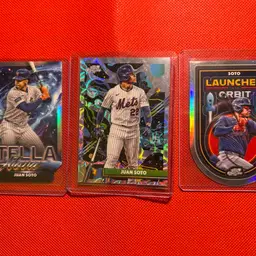 Juan Soto Cosmic Player Lot - Stella Nova SP, Launched, Nucleus Refractor - New York Mets