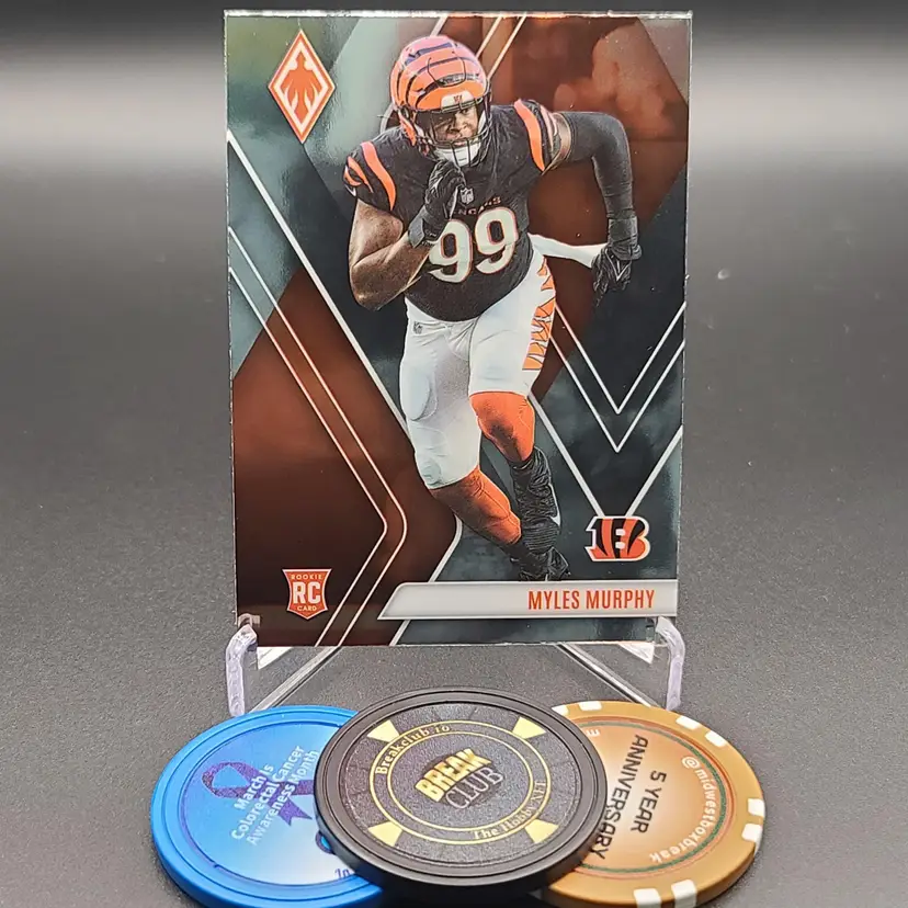 Myles Murphy Rookie 2023 Panini Phoenix Football Card # 153 - Cincinnati Bengals Football Card