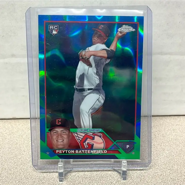 Peyton Battenfield - RC 088/125 Green Blue Lava 2023 Topps Update Chrome