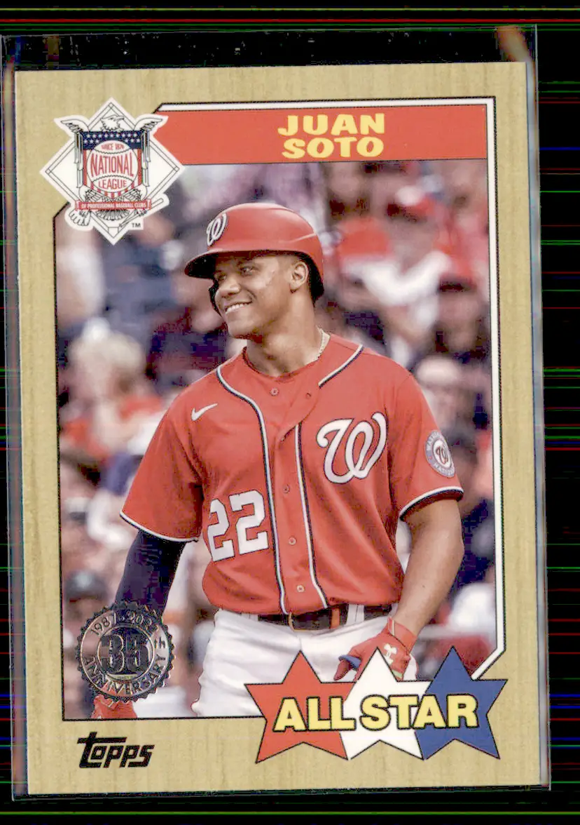 Juan Soto 2022 Topps Series 2 1987 Topps All-Star Baseball #87AS-13 - Washington Nationals - (153-293)