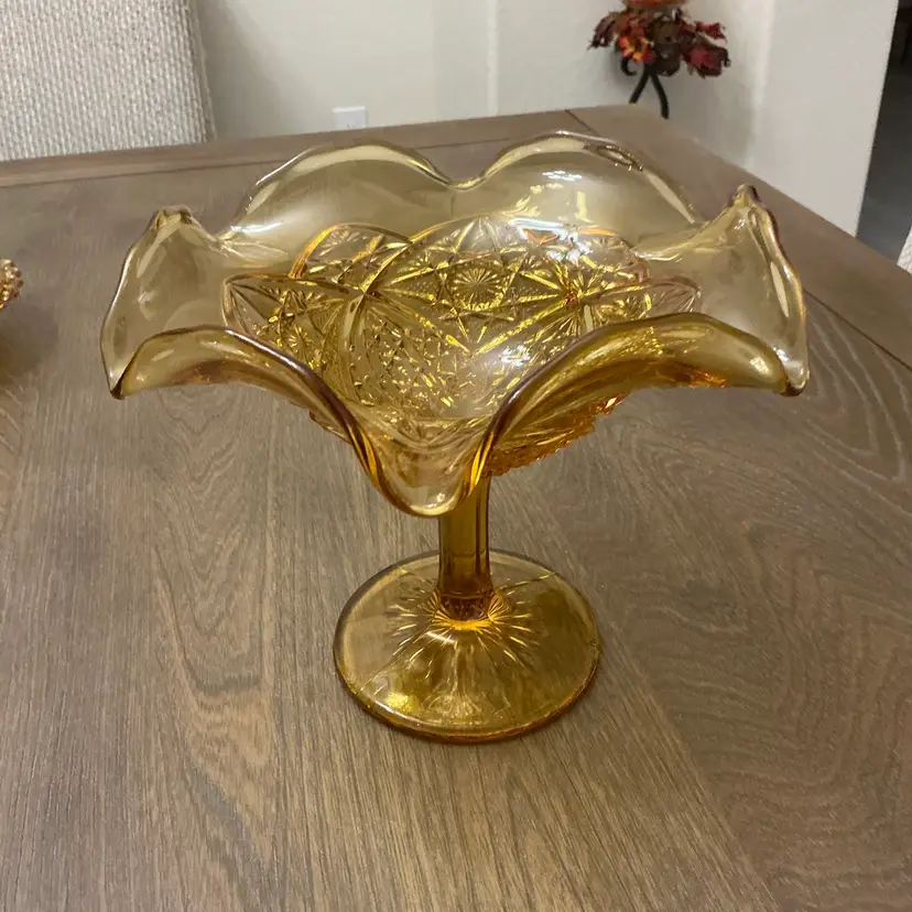 Imperial Glass Pedestal Compote