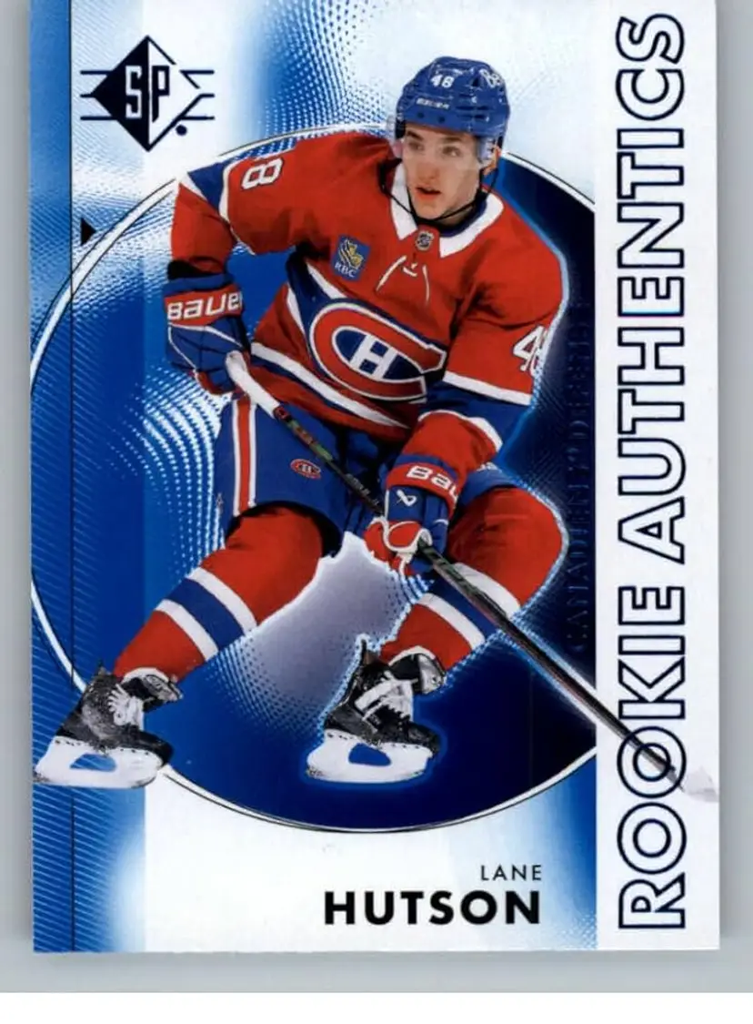 2022 SP Rookie Authentics Lane Hutson Rookie Card