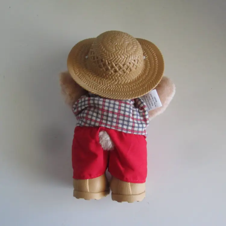 1986 Furskin Boone Teddy Bear with original clothes, boots and hat