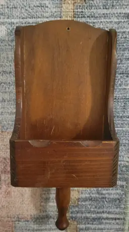 Vintage Ardco Wooden Wall Pocket