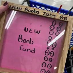New Boob Fund Collection Box
