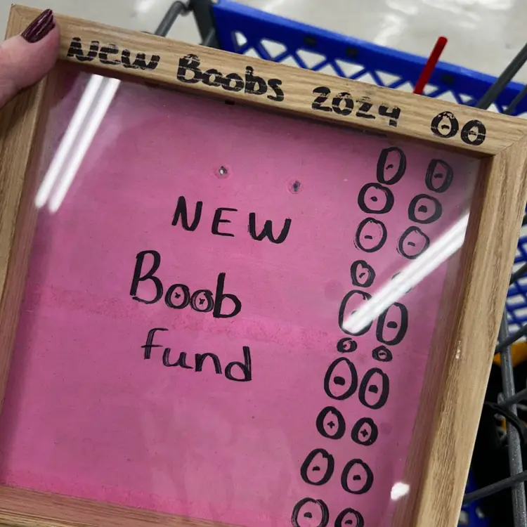 New Boob Fund Collection Box