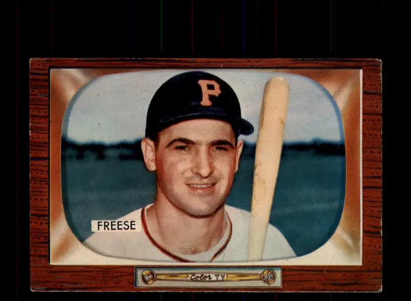 1955 Bowman #84 George Freese - (pk-tl3) - Pittsburgh Pirates