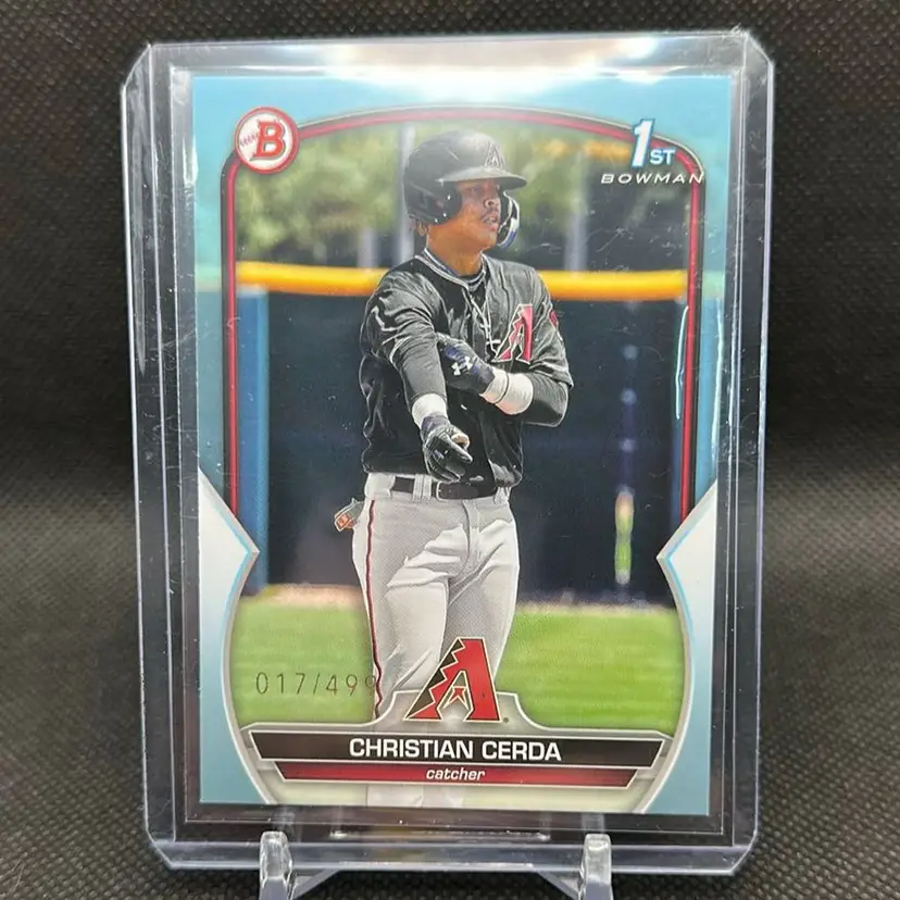 Christian Cerda 2023 Bowman 1st Sky Blue /499 Arizona Diamondbacks