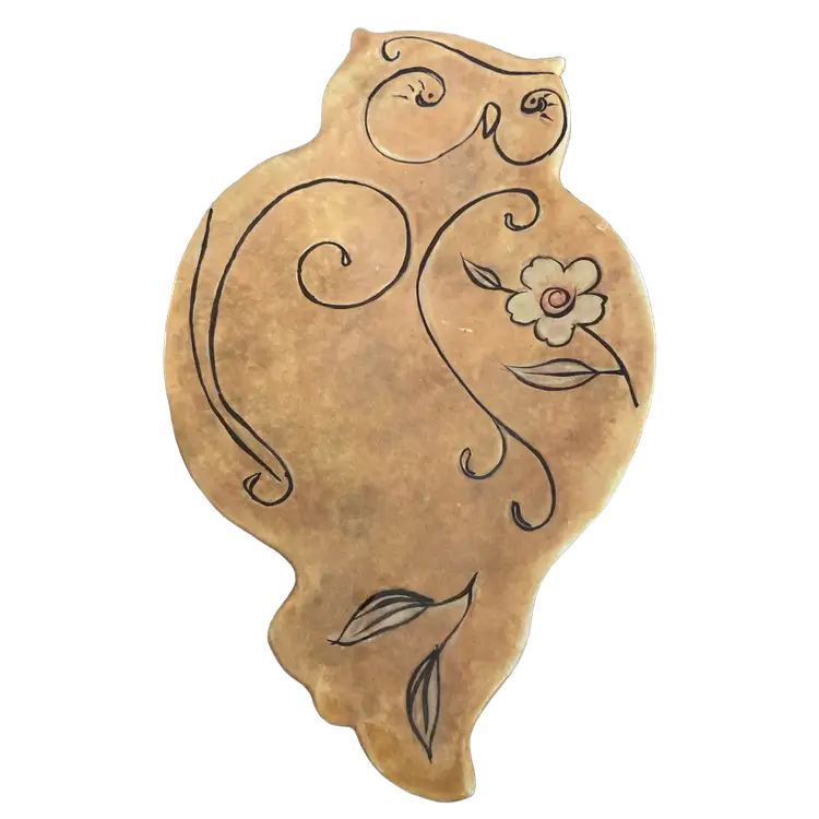 Certified International Susan Winget Owl Serving Plate, 10.5"