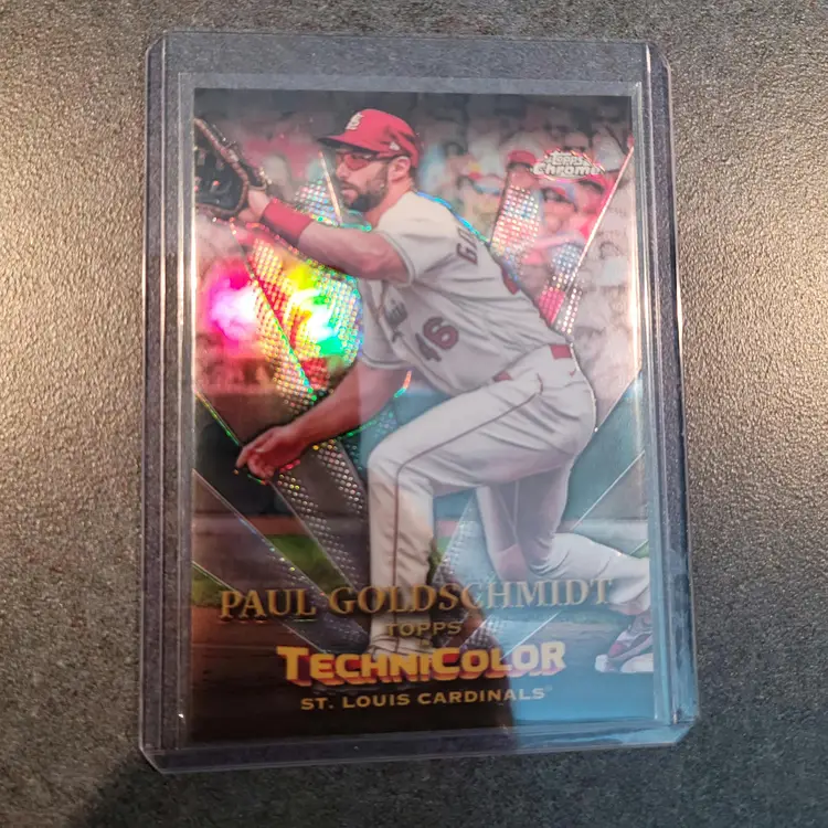 Paul Goldschmidt 2023 Topps Chrome Technicolor Insert St Louis Cardinals