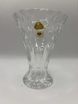 Vgt Lead Crystal Nachtmann Vase 6"