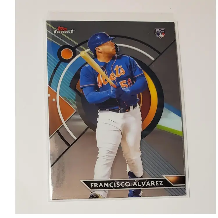 2023 Topps Finest Francisco Alvarez Base.