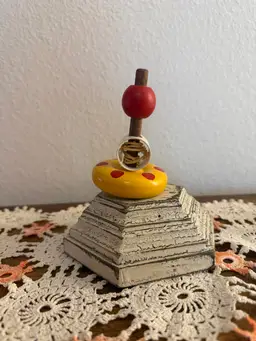 Vintage Wooden Pull String Toy