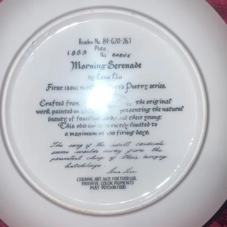 Morning Serenade Plate