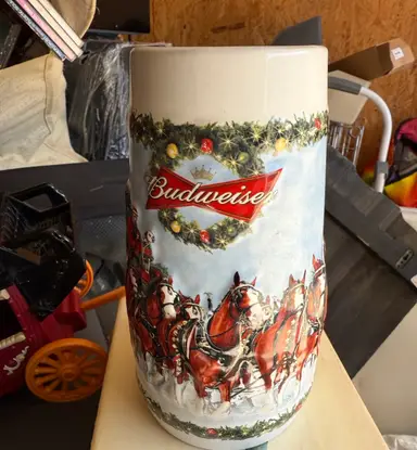   Budweiser Vintage Beer Steins Garage Sale Items 