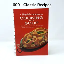 Campbell Cooking With Soup Vintage Cookbook Spiral Bound 1976  (0039-26)
