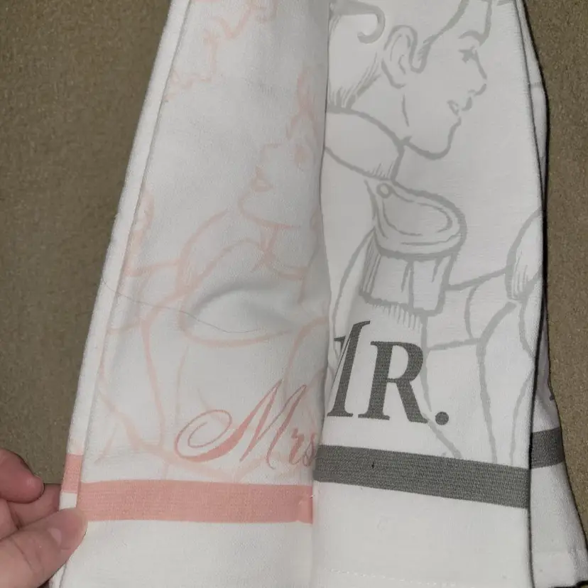 Disney Kitchen Towel 2-pack Disney Princess Cinderella Pink Blue