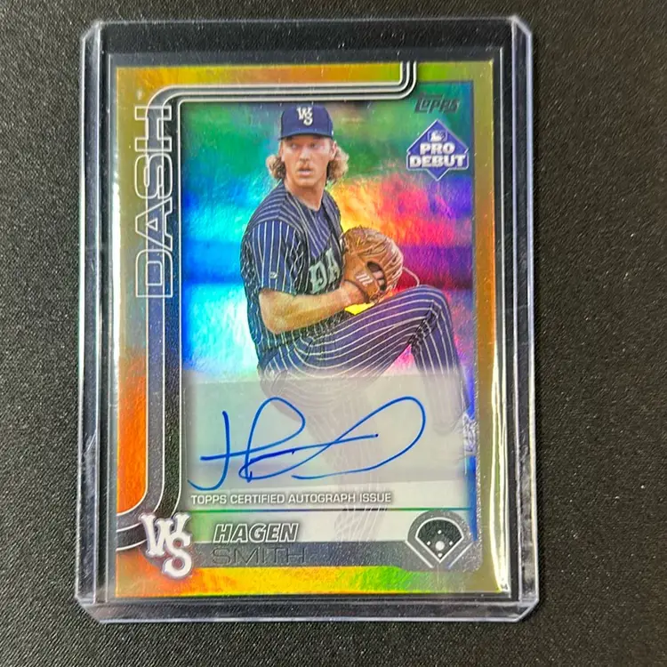 Hagen Smith 2025 Topps Pro Debut Gold Foil Auto /50 Chicago White Sox