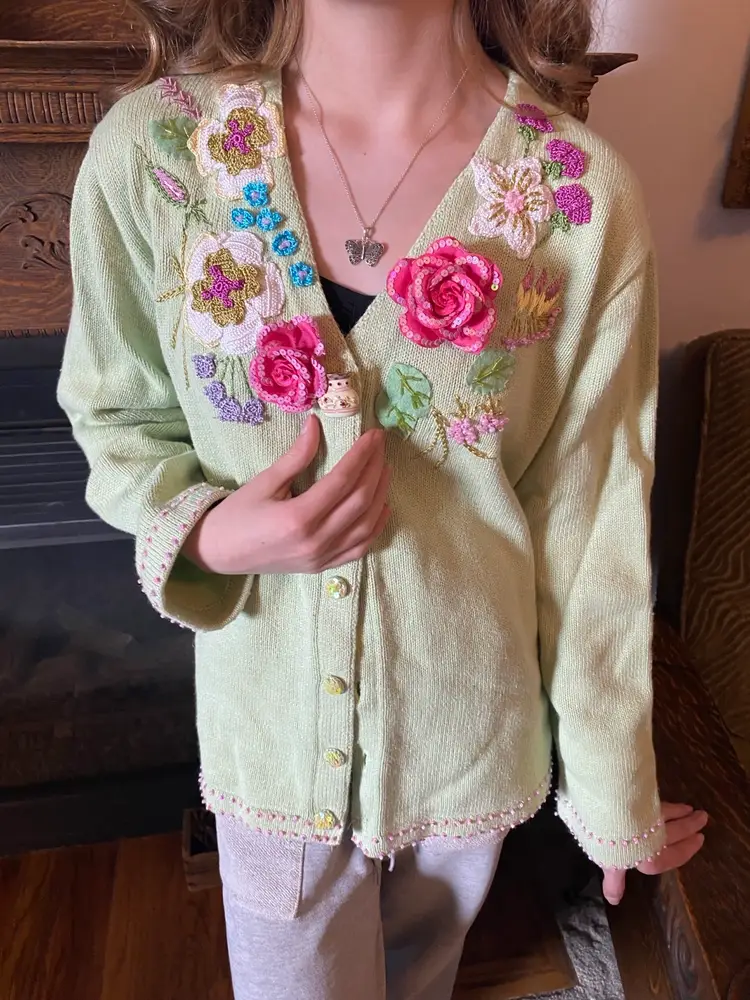 Vintage 90’s NWOT Storybook Knits Teapot Sweater