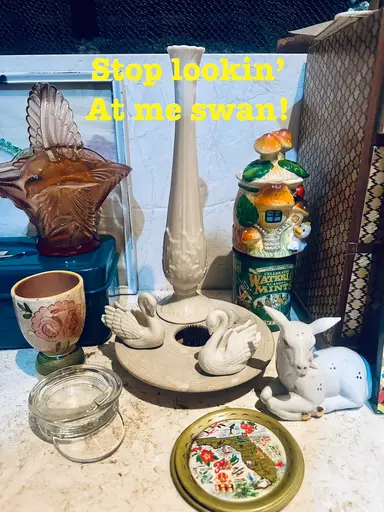Lenox Swans And At Last Some Creamers And Toothpick Holders! 