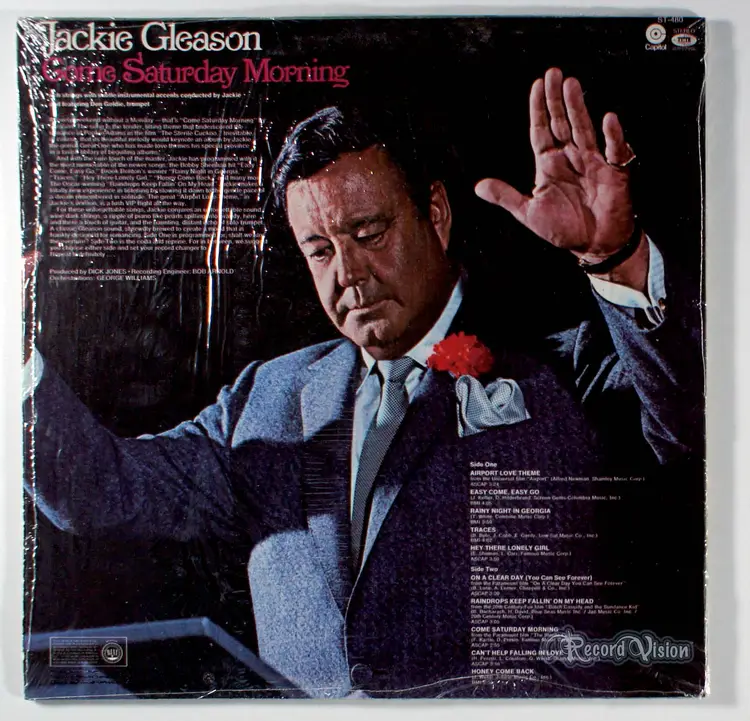 Jackie Gleason - Come Saturday Morning (1970) Vinyl LP • Romantic Standards